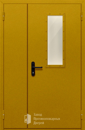 Фото двери «Полуторная со стеклом №25» в Хотьково