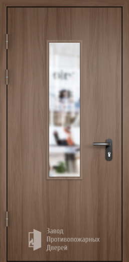 Фото двери «МДФ однопольная со стеклом №7» в Хотьково