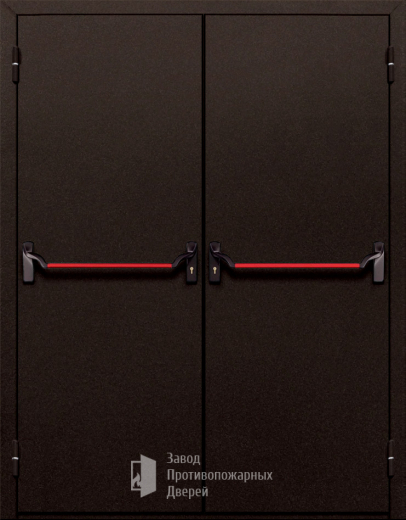 Фото двери «Двупольная глухая с антипаникой №110» в Хотьково