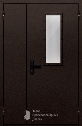Фото двери «Полуторная со стеклом №210» в Хотьково