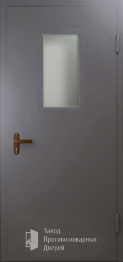 Фото двери «Техническая дверь №4 однопольная со стеклопакетом» в Хотьково