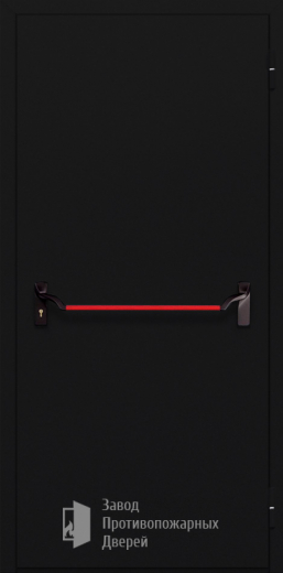 Фото двери «Однопольная глухая с антипаникой №44» в Хотьково