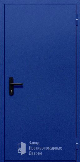Фото двери «Однопольная глухая (синяя)» в Хотьково
