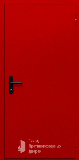 Фото двери «Однопольная глухая (красная)» в Хотьково