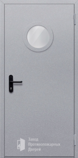 Фото двери «Однопольная с круглым стеклом» в Хотьково