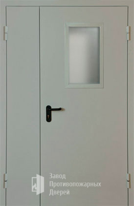 Фото двери «Полуторная со стеклом EI-30» в Хотьково