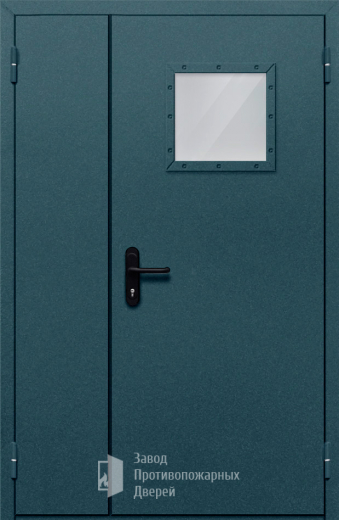 Фото двери «Полуторная со стеклом №87» в Хотьково
