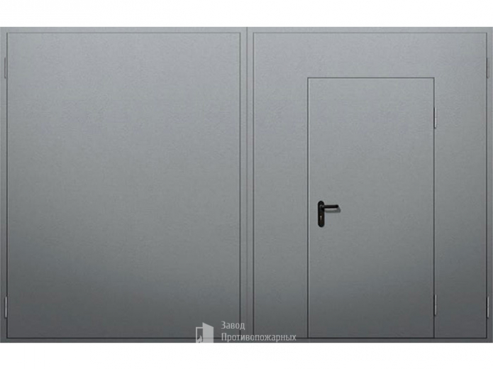 Фото «Распашные ворота с калиткой №3» в Хотьково