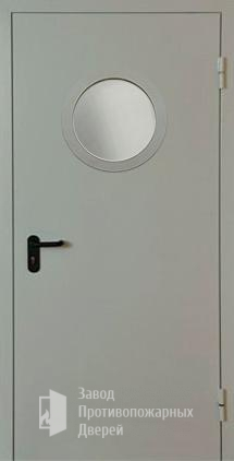 Фото двери «Однопольная с круглым стеклом EI-30» в Хотьково