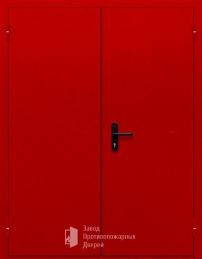 Фото двери «Двупольная глухая (красная)» в Хотьково