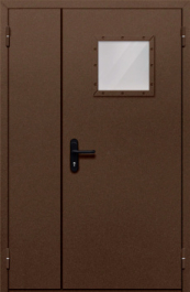 Фото двери «Полуторная со стеклом №88» в Хотьково