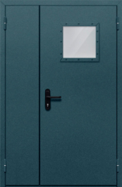 Фото двери «Полуторная со стеклом №87» в Хотьково