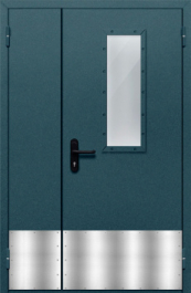 Фото двери «Полуторная с отбойником №34» в Хотьково