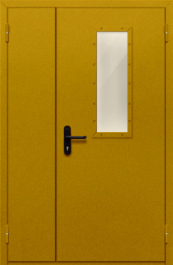 Фото двери «Полуторная со стеклом №25» в Хотьково