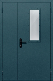 Фото двери «Полуторная со стеклом №27» в Хотьково