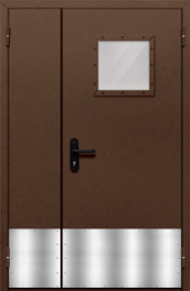 Фото двери «Полуторная с отбойником №35» в Хотьково