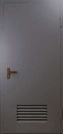 Фото двери «Техническая дверь №3 однопольная с вентиляционной решеткой» в Хотьково