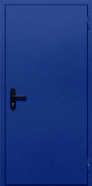 Фото двери «Однопольная глухая (синяя)» в Хотьково